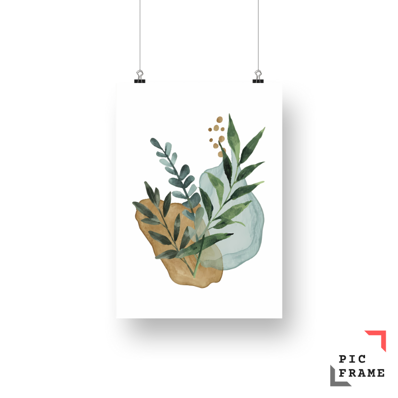 Watercolour leaves 8