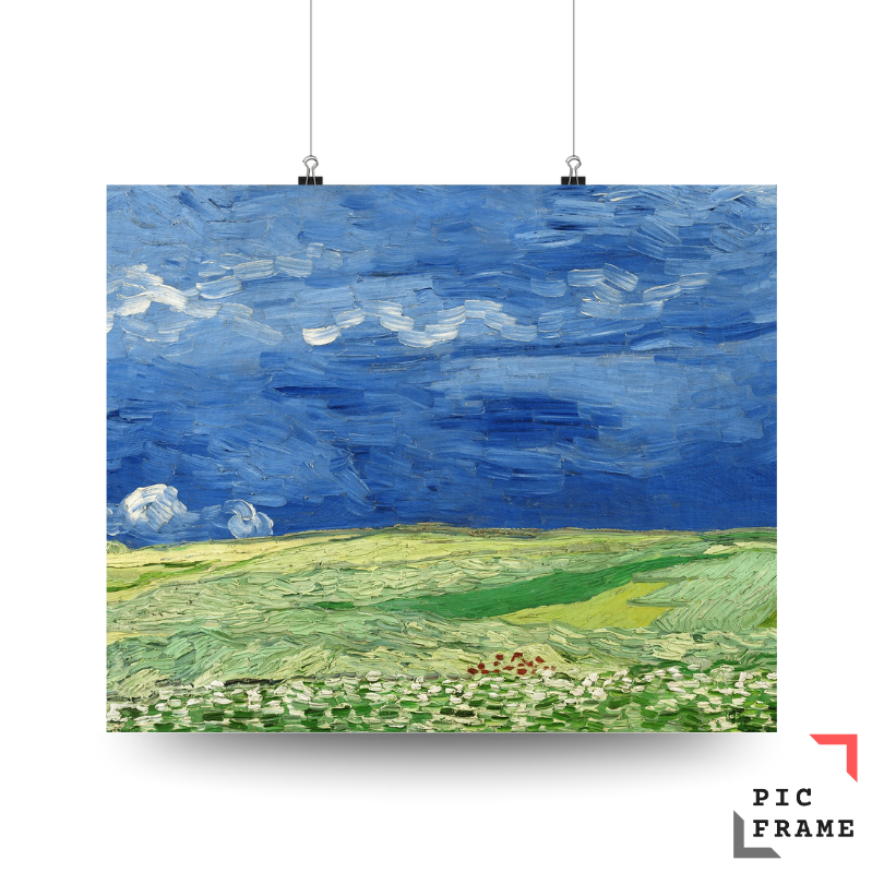 Wheatfield Under Thunderclouds