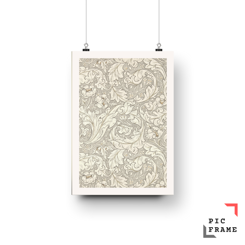 William Morris Art Pure Bachelors Button