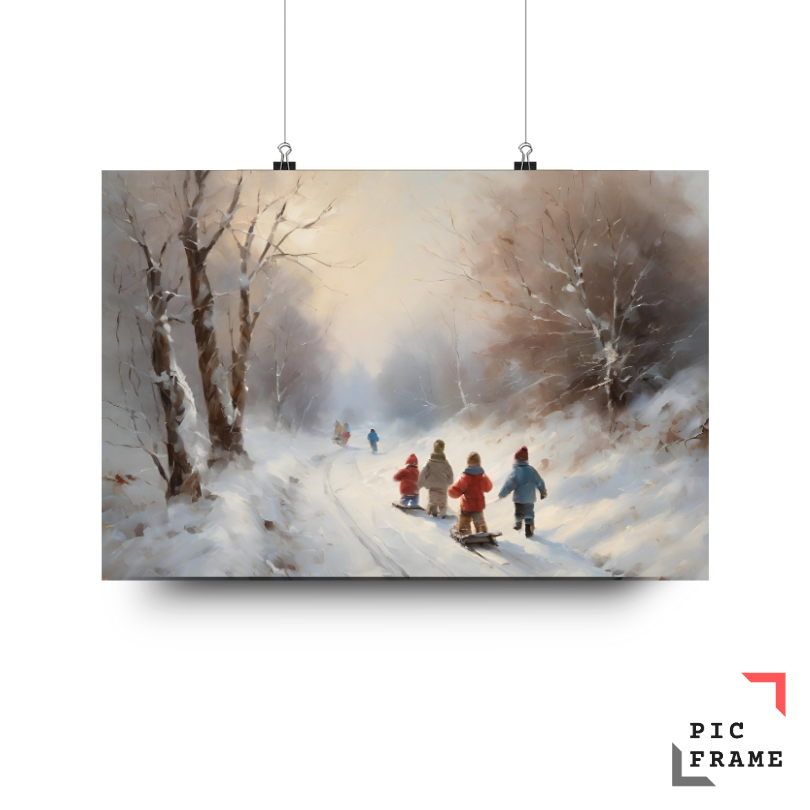 Winter Stroll in Snowy Glow (2)