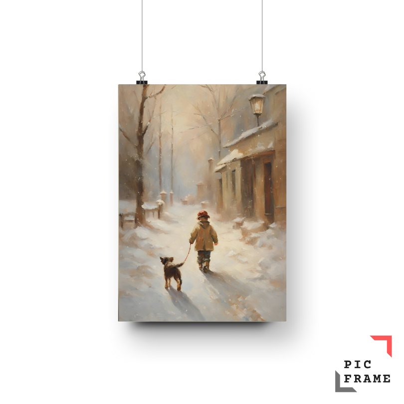 Winter Stroll in the Snow