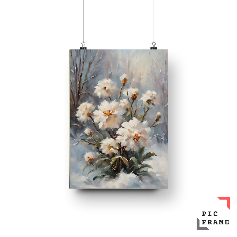 Winter's Floral Whispers