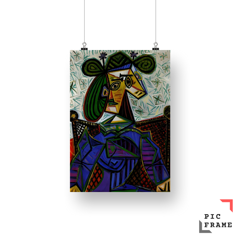 Woman Sitting in an Arm Chair