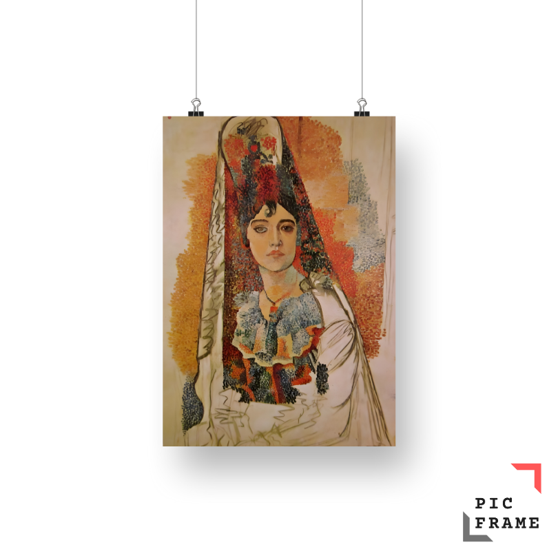 Woman with spanish dress