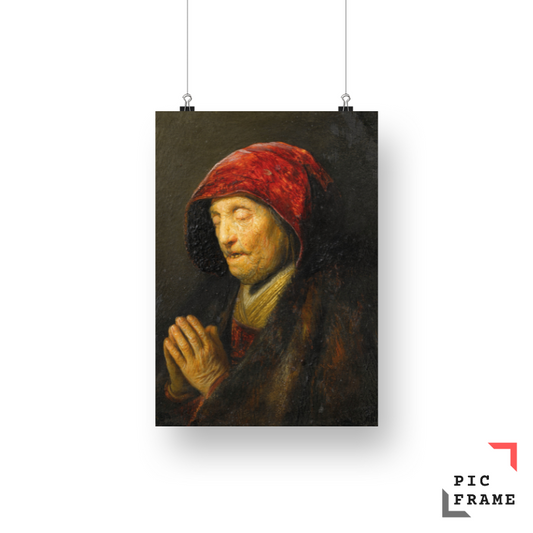 Old woman praying (1629-1630)