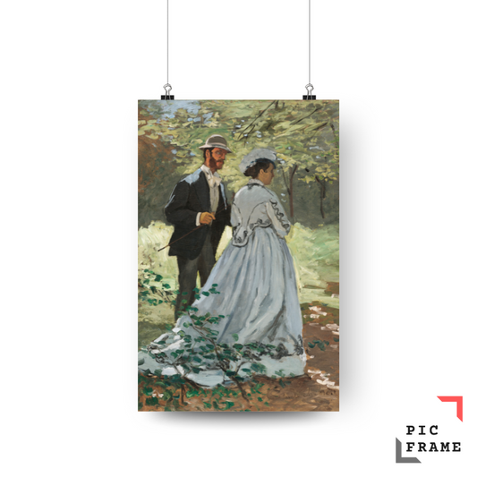 Bazille and Camille (Study for "Déjeuner sur l'Herbe")