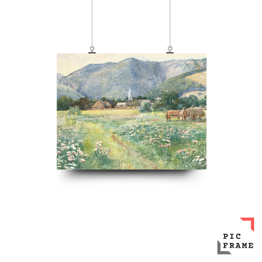 Landscape with a Blooming Meadow
