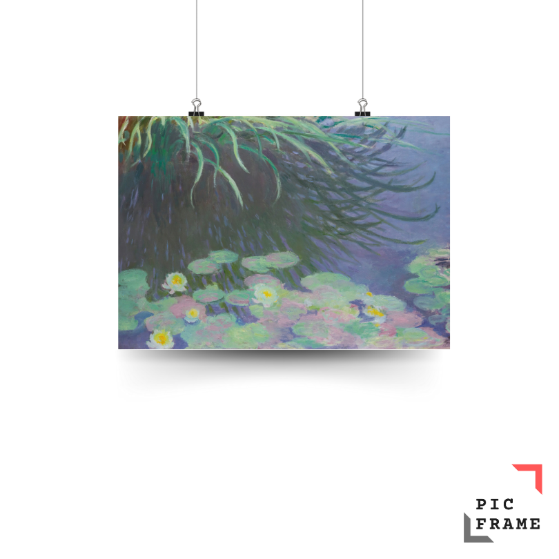 Nymphéas Avec Reflets De Hautes Herbes (1914-17)