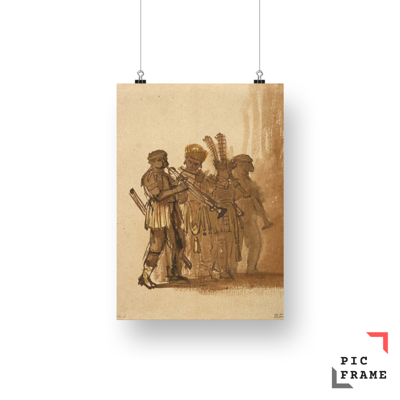 Four Musicians with Wind Instruments (1638)