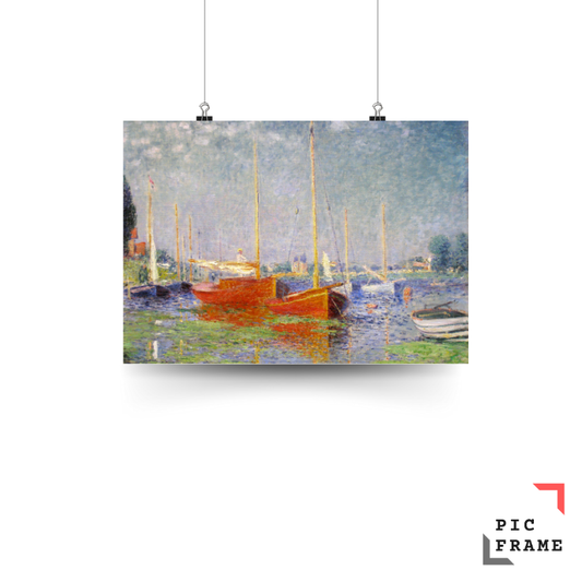 Red Boats at Argenteuil