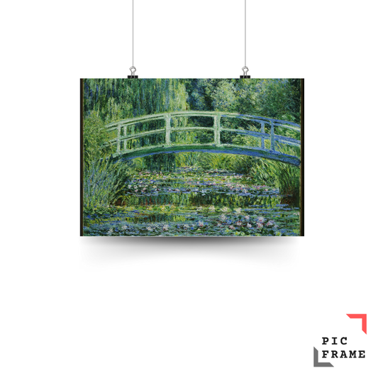 Water Lilies and Japanese Bridge