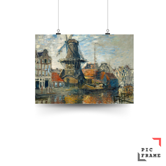 The Windmill on the Onbekende Gracht, Amsterdam