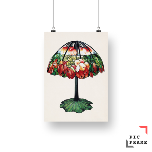 Design for a Lamp by Louis Comfort Tiffany