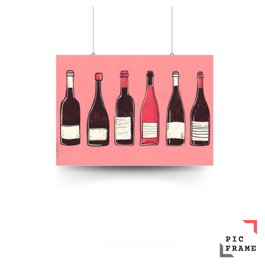 Wine bottles in art