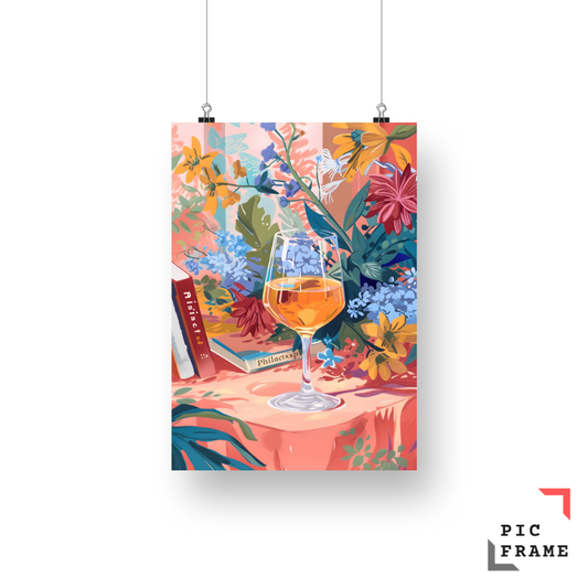 Flower and Wine Harmony