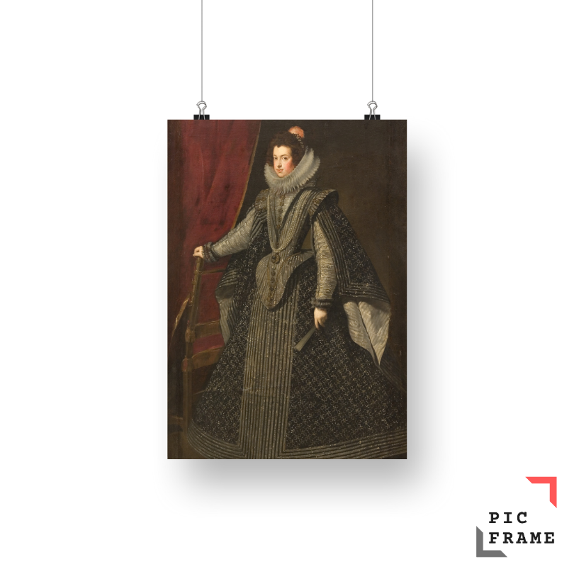Isabella of Bourbon, King Philip IV_s first queen by Diego Velázquez