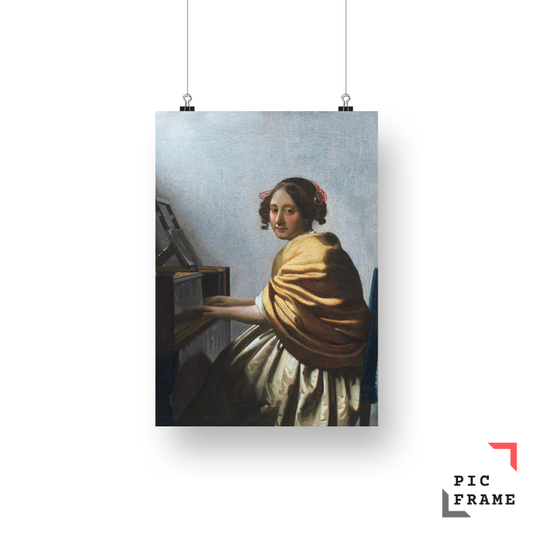 Johannes Vermeer’s A young Woman seated at the Virginals