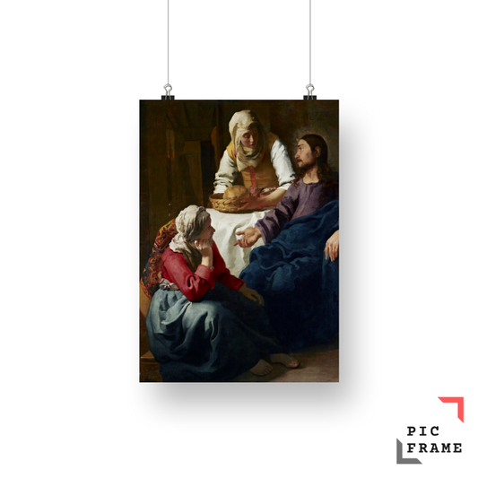 Johannes Vermeer’s Christ in the House of Martha and Mary