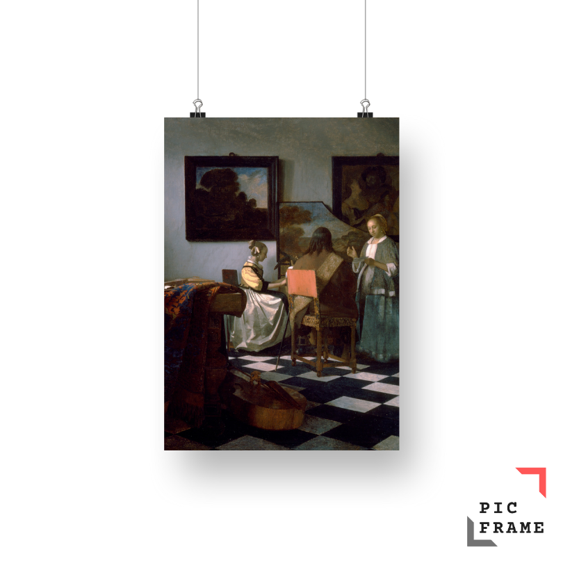 Johannes Vermeer’s The Concert (1664)