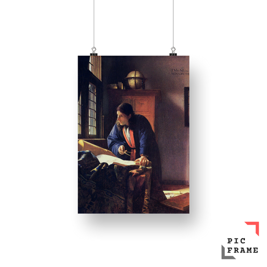 Johannes Vermeer’s The Geographer (1669)
