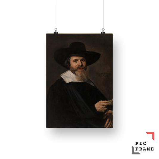 Portrait of a Man Holding a Watch by Frans Hals