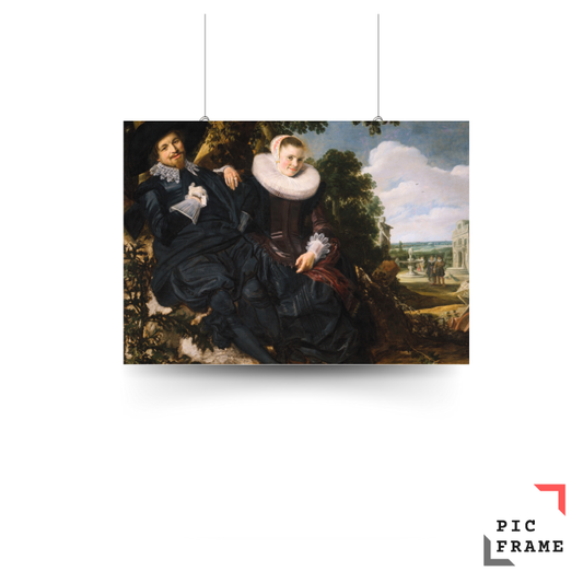 Frans Hals - Wedding portrait of Isaac Abrahamsz Massa and Beatrix van der Laan