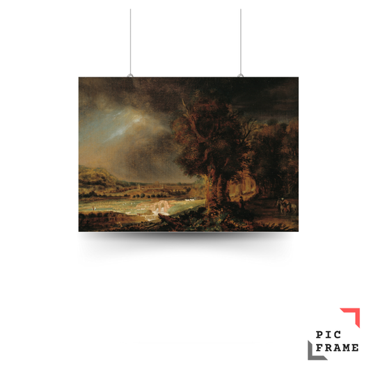 Landscape with the Good Samaritan by Rembrandts Skole