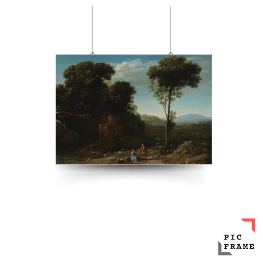 Pastoral Landscape with a Mill by Claude Lorrain