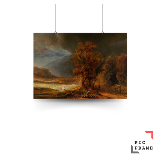 Rembrandt van Rijn_s Landscape with the Good Samaritan (1638)