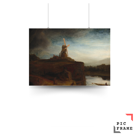 Rembrandt van Rijn_s The Mill (1645–1648).