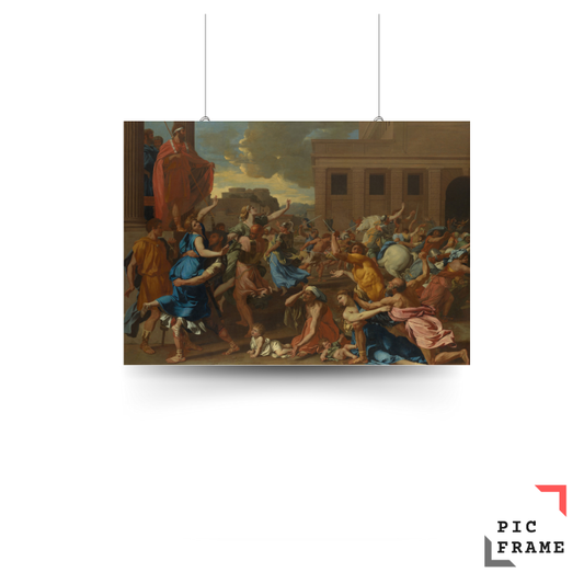 The Abduction of the Sabine Women by Nicolas Poussin (French, Les Andelys 1594–1665 Rome)