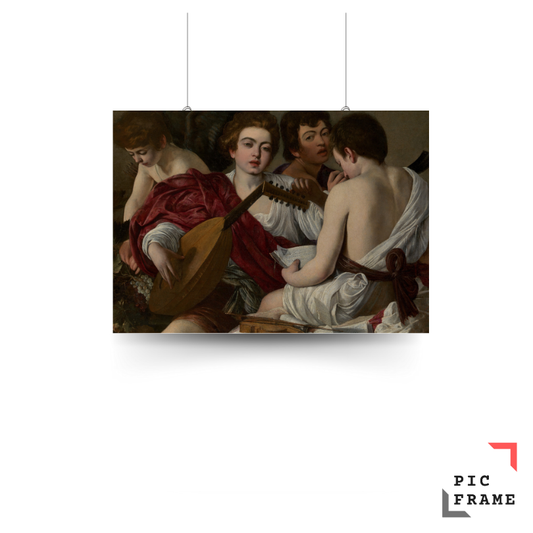 The Musicians by Caravaggio by Caravaggio (Michelangelo Merisi)