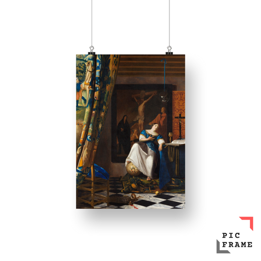 Allegory of the Catholic Faith (ca.1670–1672) by Johannes Vermeer