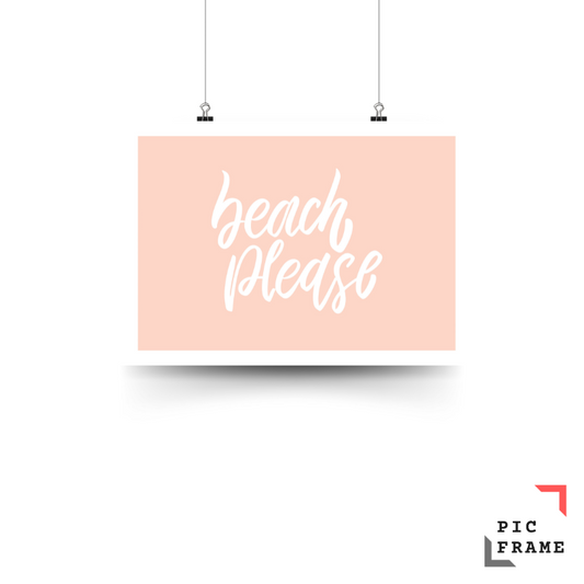 Beach Please in peach