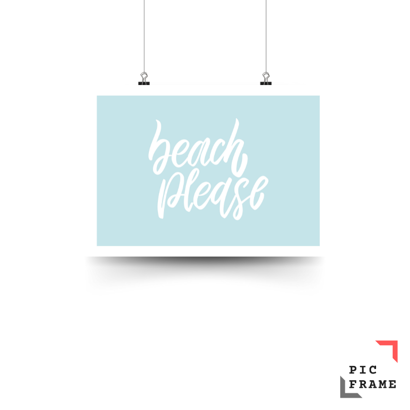 Beach please in light blue