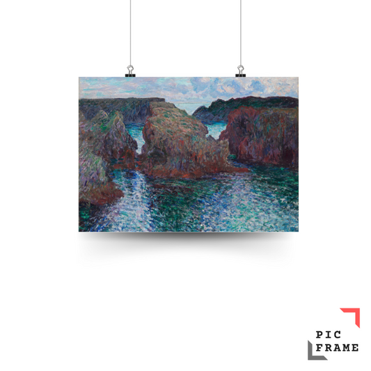 Belle-lle, Rocks at Port-Goulphar, 1886 Claude Monet