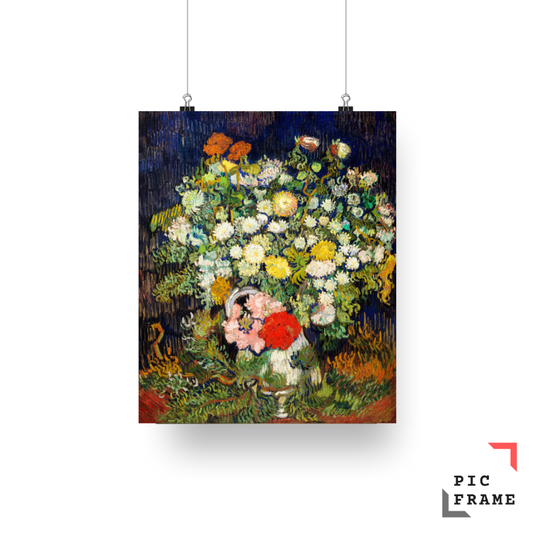 Bouquet of Flowers in a Vase 1890
