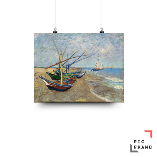 Fishing Boats on the Beach at Saintes-Maries