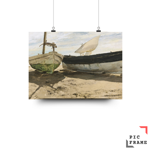 Fishing boats on the beach