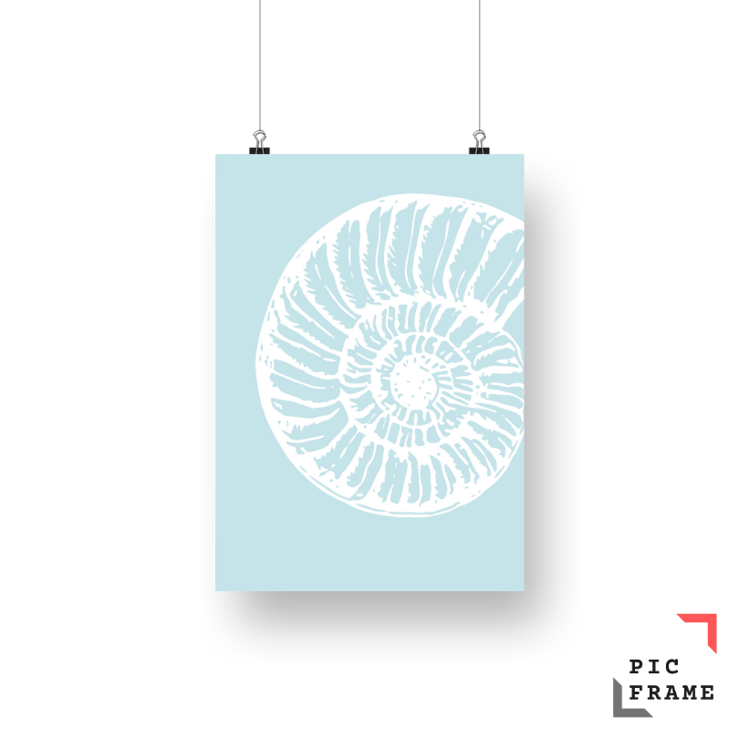 Fossil in Light Blue