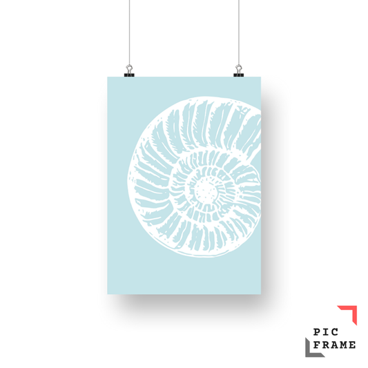 Fossil in Light Blue