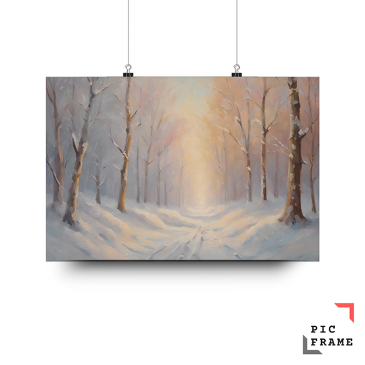 Frosty Woodland Journey