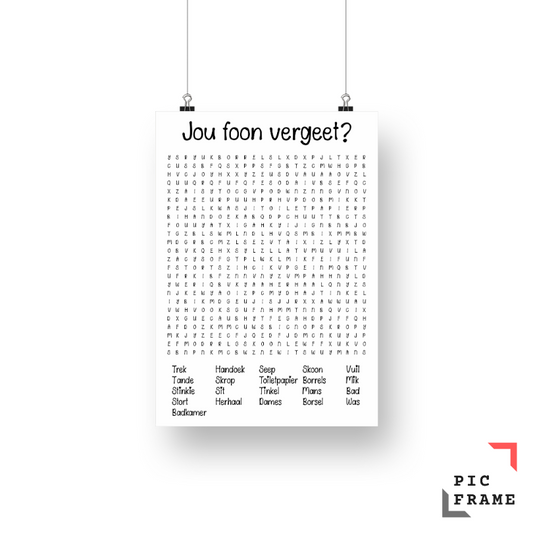Jou foon vergeet