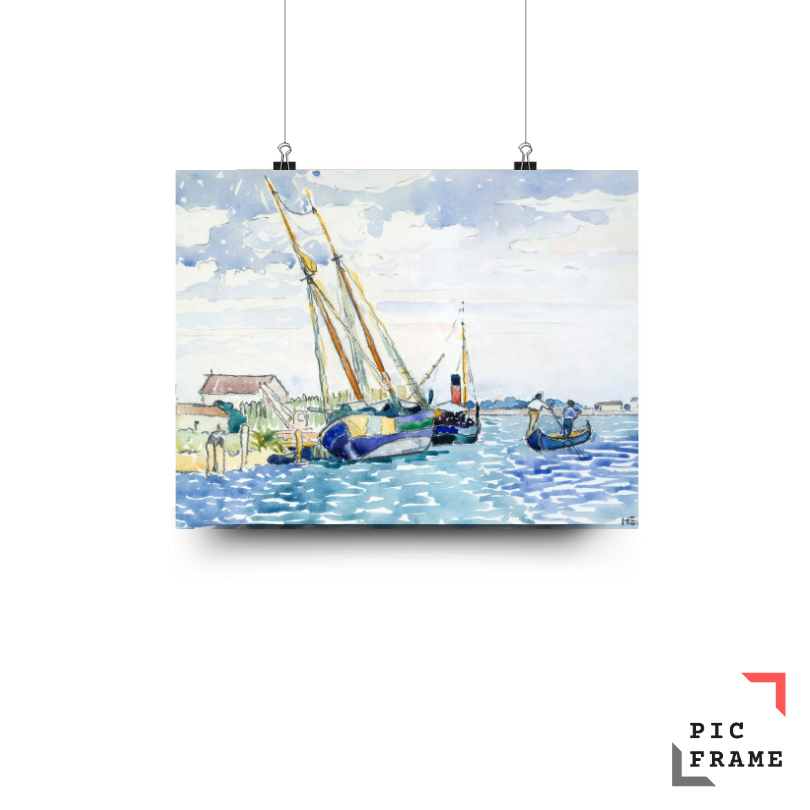 Marine Scene (Boats near Venice)