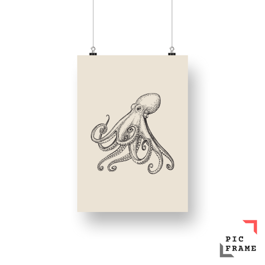 Octopus stamp