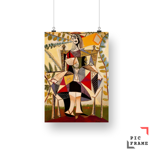 Pablo Picasso Art Print - Femme AU Jardin