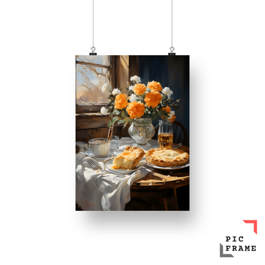 Pie and Flowers