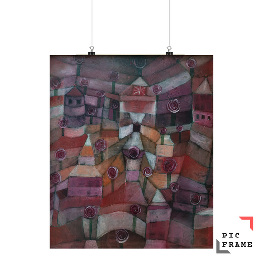 Rose garden (1920) by Paul Klee