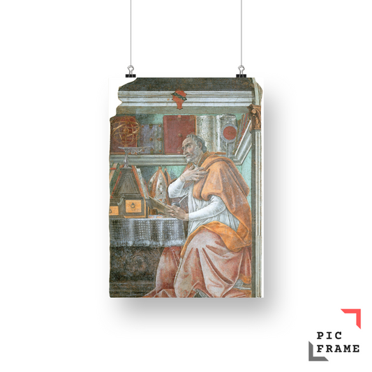 Saint Augustine in His Study