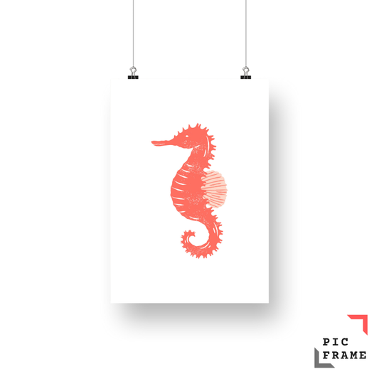 Seahorse in Pink